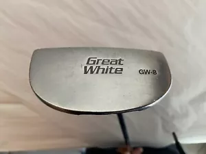 Tiger Shark Great White GW-8 Mallet Putter / RH /33.5 INCH - Picture 1 of 7