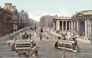 EIRE Ireland - DUBLIN - Dame St. And College Green - Trams - Picture 1 of 2