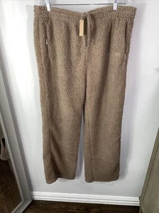 Skims Cozy Knit Track Pants Desert Size XL - Picture 1 of 7