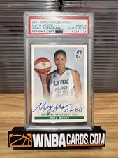 2011 Rittenhouse WNBA Maya Moore Rookie Card Auto SSP PSA 9 / 10 Lynx GOAT