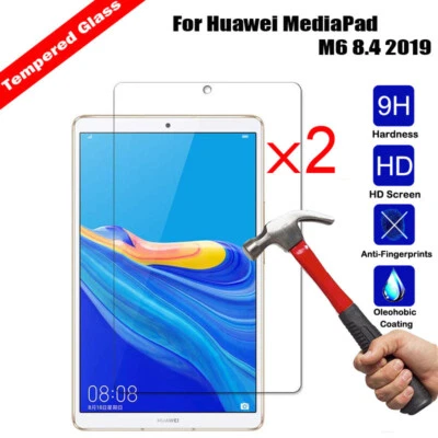 2Pcs For Huawei Pad T3 T5 M6 Premium Genuine Tempered Glass Screen Protector - Image 1 of 4