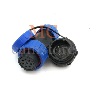SP21 8Pin Waterproof Power Connector Plug Socket IP67,LED Light Cable Connector - Picture 1 of 7