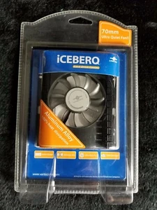 Vantec Iceberq Hard Drive Cooler HDC-701A-BK 70mm Ultra Quiet Aluminum Alloy NEW - Picture 1 of 2