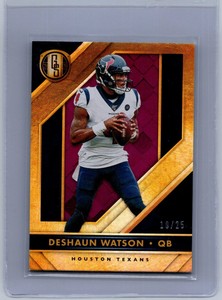 2020 panini gold standard football deshaun watson /25 No. 24 texans