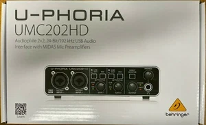 Behringer - UMC202HD - 2x2 USB Audio Interface - Picture 1 of 3