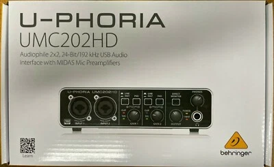 Behringer - UMC202HD - 2x2 USB Audio Interface - Image 1 of 3