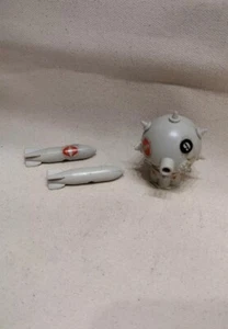 GI Joe Cobra Flight Pod Trubble Bubble Aerial Mine ARAH 1985 Vintage & 2 Bomben - Bild 1 von 6