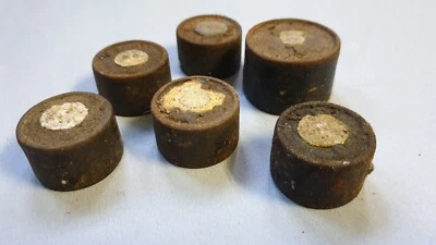 Geschäft sammler kaufleute Apotheker Eisen Gewichte antik alt 100g 200g Krämer 1 - Bild 1 von 4