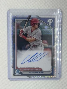 2024 Bowman Chrome Mega Mojo Aidan Miller Autograph Auto Philadelphia Phillies - Picture 1 of 2