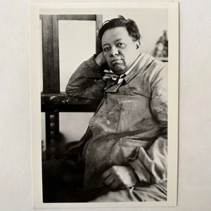 Diego Rivera Ciudad de México 1929 James Abbe Fotografía Postal 1983 Impresión Artista - Imagen 1 de 2