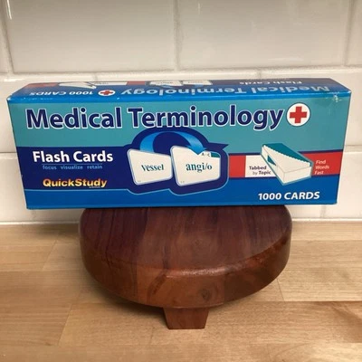 Medical Terminology Flash Cards Doctor Nurse Practitioner Paramedic Study Guide Foto 1 de 4
