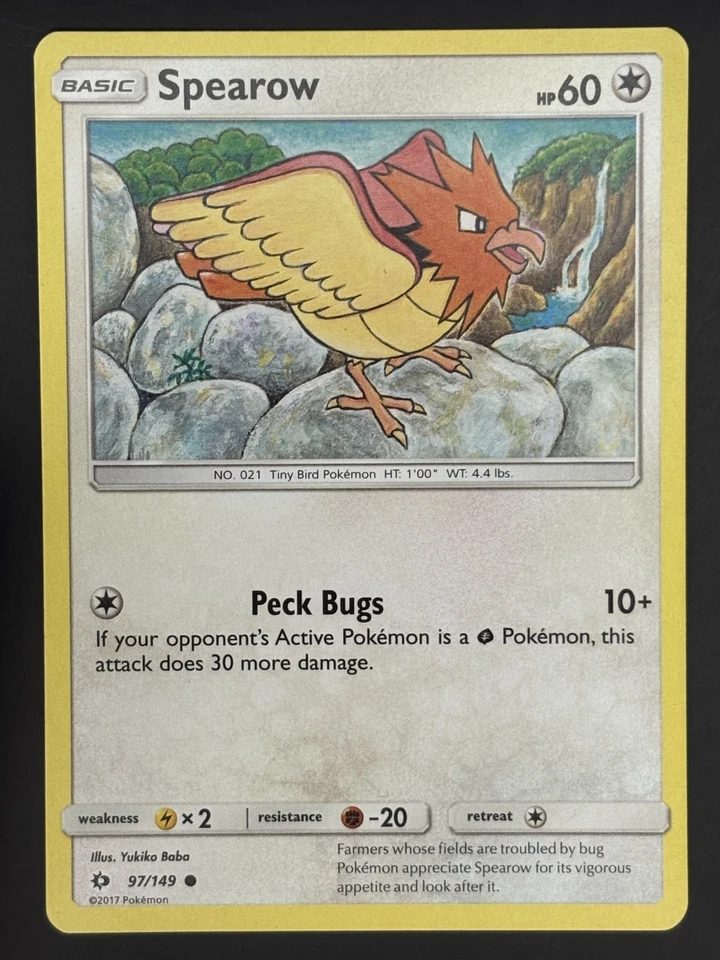 Spearow 97/149 Common Pokemon Sun & Moon - Image 1 of 2