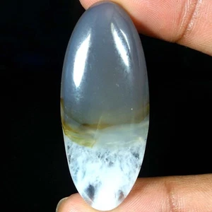 57.95Cts 100% Natural AA+ Bio Solar Quartz Agate Gemstones Oval Cab 20x 48x 07mm - Picture 1 of 3