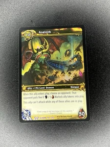 Azaloth 197/252 World of Warcraft WOW TCG Illidan Epic *Foil* MP - Picture 1 of 3