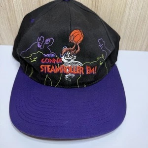 SPACE JAM youth baseball hat Looney Tunes basketball TAZ Steamroller 'Em 1996 - Picture 1 of 6