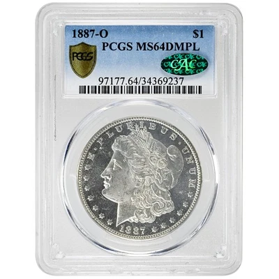1887-O $1 Morgan Dollar PCGS MS64DMPL Rare Coin - Image 1 of 4