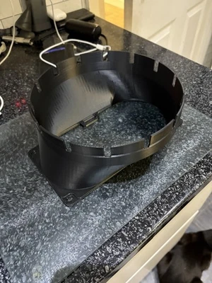 Dual 120mm to 8 Inch Fan Duct Intake Exhaust Silencer ASIC Antminer IceRiver ABS - Image 1 of 3