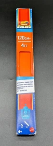 Mattel Hot Wheels Track Builder Straight Track 4 Feet Orange Plastic 120cm New - Picture 1 of 2