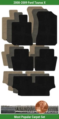 Juego de alfombrillas Lloyd Custom Ultimat para Ford Taurus X 2008-2009 (5 piezas) #M7M Foto 1 de 4