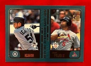 ICHIRO/ALBERT PUJOLS 2001 Topps Traded Rookies of the Year #T99 Card - Picture 1 of 8
