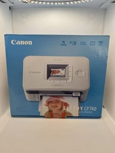 CANON SELPHY CP740 stampante fotografica digitale compatta portatile a colori in scatola - Foto 1 di 9