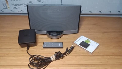 BOSE SOUNDDOCK PORTABLE DIGITAL IPOD MUSIC SYSTEM XCLNT REMOTE BLUETOOTH N123 - Image 1 of 4