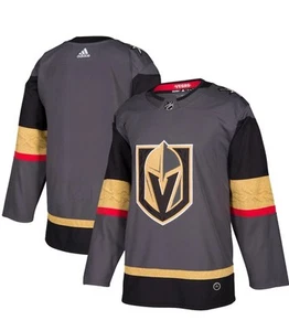 Vegas Golden Knights NHL Adidas Climalite Alternate Gray Jersey Size 54 XL NWT - Picture 1 of 8
