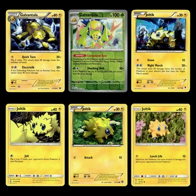 6x Galvantula Lot Joltik 43.0 Black White Dark Explorers Pokemon Cards Set TCG - Image 1 of 4