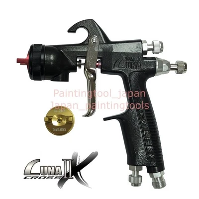DeVilbiss LUNA2X-B-13G 1.3mm for base coat Gravity feed spray gun Side cup - Image 1 of 4
