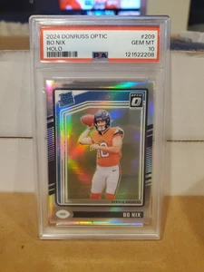 2024 Panini Donruss Optic - Rated Rookie Bo Nix #209 Holo Prizm (RC) - Bild 1 von 2