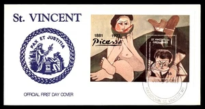 Mayfairstamps St Vincent FDC 1993 Woman and Boy Painting First Day Cover aau_108 - Picture 1 of 2