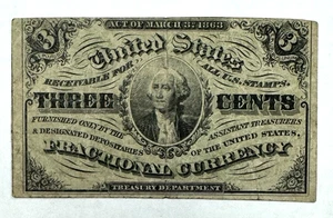 Third Issue 3c Fractional Currency FR.# 1226 - Picture 1 of 2