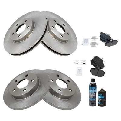 TRQ BKA15331 Disc Brake Kit For Lincoln Continental 95-02 Front Rear F3LY2001A Foto 1 de 4