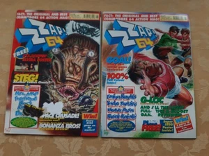 Vintage ZZAP! 64 Magazine Commodore 64 Issues 84 & 85, 1992 - Photo 1/20