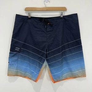Billabong Boardshort Men 40 Blue Striped Recycler Orginals Cargo Pocket Drawcord - Bild 1 von 11