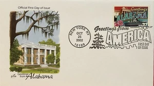 Artcraft 3696 GFA Alabama Antebellum House Tuscaloosa  - Picture 1 of 1