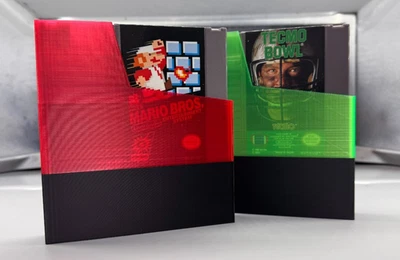 Paquete de 5 fundas para juegos NES cartucho cubiertas antipolvo impresas en 3D semitransparentes Foto 1 de 4