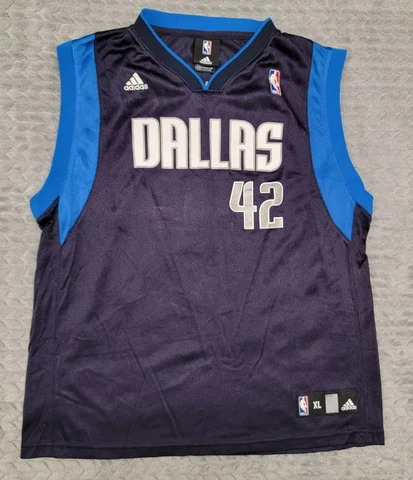 Adidas Dallas Mavericks Jerry Stackhouse Jersey Youth Size XL/Adult Small/Medium Cover