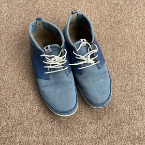 Sneakers classiche Volta instant in tela e pelle blu da uomo taglia 40 US taglia 7 - Foto 1 di 7