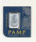 One Gram Sealed Pamp Suisse Platinum bar 999.5 Certified assay 1 g Lady Fortuna