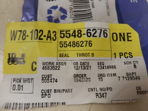 Genuine OEM GM 55486276 Throttle Body Seal  Free Shipping - Picture 1 of 2