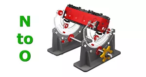 N To O Scale Rotating Loco Cradle for Model Train - Picture 1 of 1