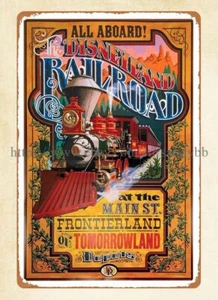 art posters 1990  Railroad  Gallery Attraction metal tin sign - Picture 1 of 4