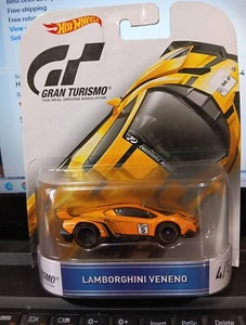 Hot Wheels Gran Turismo Lambroghini Veneno #4/5  Mint Card - Picture 1 of 1