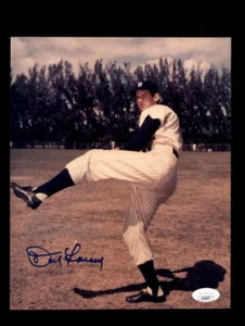 Don Larsen JSA Cert Signed  8x10 Photo Autograph Yankees - Picture 1 of 3
