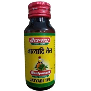 Baidyanath Jhansi Jatyadi Tel - 50 Ml, Pack of 2, Oil for Skin Problems - Picture 1 of 5