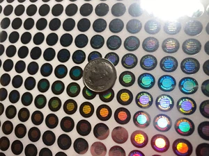 560 SELLOS DE SEGURIDAD DE VACÍO HOLOGRAMA REDONDO PARA REPARACIÓN DE TELÉFONO PORTÁTIL 0,31 IN/8MM - Imagen 1 de 5