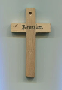 HOLZ JERUSALEM KREUZ (T250) 3-1/8" Holzkreuz - Bild 1 von 2