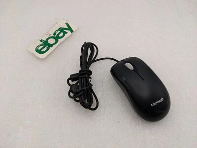 OEM Microsoft Basic Optical Black Mouse V2.0 USB MSK-1113(B) Model: 1113 Free SH - Image 1 of 4