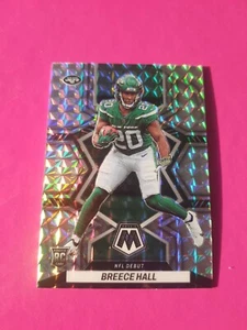 2022 Panini Mosaic Breece Hall Rookie NFL Debut Silver Mosaic Prizm #283 JETS - Bild 1 von 2